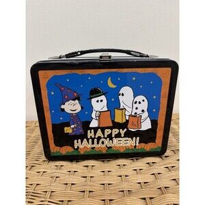 It's the Great Pumpkin Charlie Brown Happy Halloween Peanuts Lunchbox w/Thermos